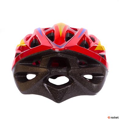 Шлем велосипедный с механизмом регулировки Красный Размер L (58-61)