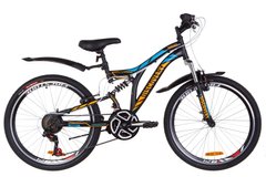 Велосипед Подростковый Discovery ROCKET 24д. Черно-оранжевый, Черно-оранжевый
