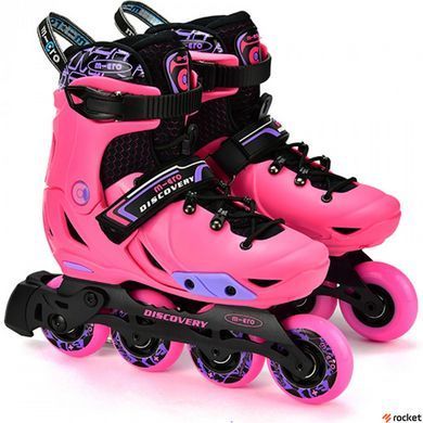 Роликовые коньки детские Micro Discovery pink 37-40