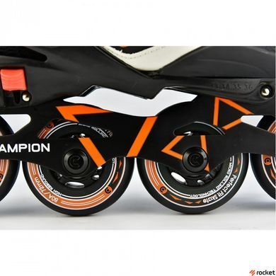 Роликові ковзани дитячі Micro Champion orange-black 37-40