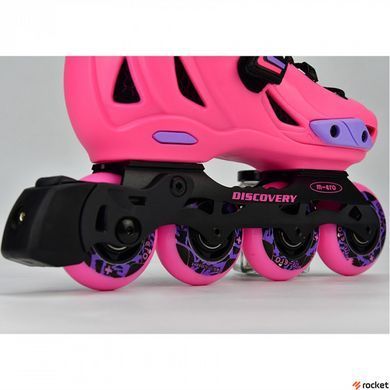 Роликовые коньки детские Micro Discovery pink 37-40