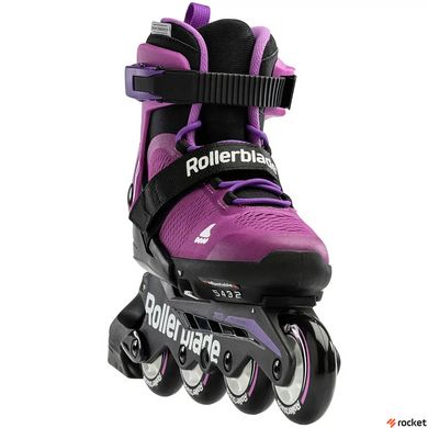 Роликовые коньки Rollerblade Microblade 2023 purple-black 36.5-40
