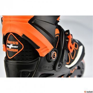 Роликові ковзани дитячі Micro Champion orange-black 37-40