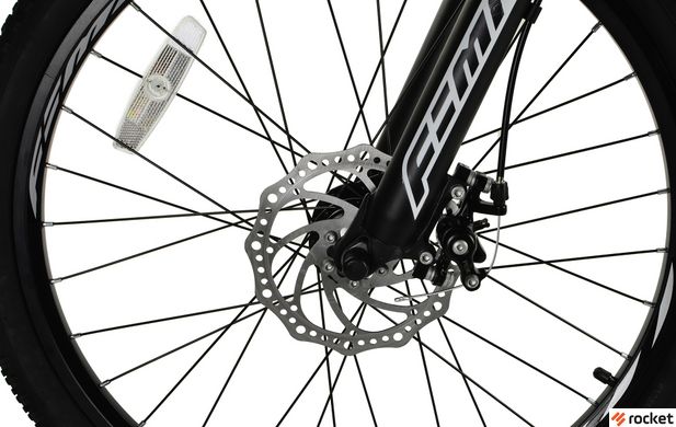 Велосипед RoyalBaby FEMA MTB 1.0 24", OFFICIAL UA, чорний