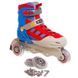 Роликовые коньки раздвижные детские KEPAI SK-321 (28-38) (изменен. полож. колес, цвета в ассортименте)