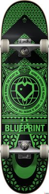 Скейтборд трюковой Blueprint Home Heart Green, Зелёный