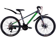Велосипед підлітковий AL 24" Discovery QUBE DD CS рама-11,5" сірий 2025