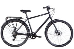 Міський велосипед 28" Dorozhnik AMBER DD 2022 (темно-сірий)