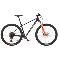 Мужской велосипед KTM ULTRA FUN 29" рама M/43, черный матовый (серо-оранжевый), 2022