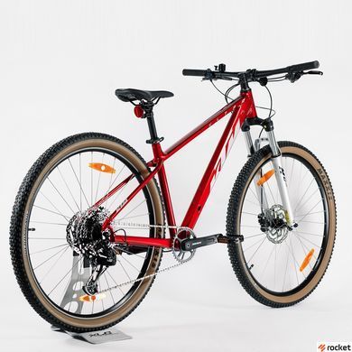 Взрослый велосипед KTM ULTRA FUN 29" рама L/48, красный (серебристо-черный), 2022