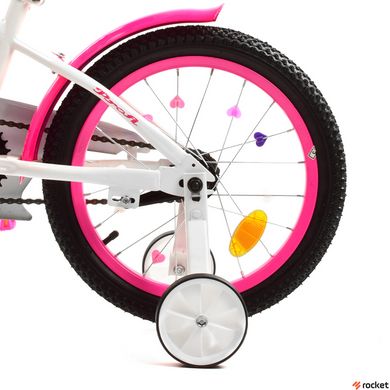 Велосипед детский от 5 лет PROF1 Unicorn 18д. Белый