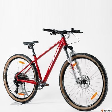 Взрослый велосипед KTM ULTRA FUN 29" рама L/48, красный (серебристо-черный), 2022