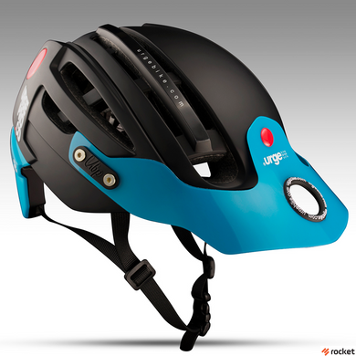 Шолом Urge дорослий Endur-O-Matic 2 чорно-блакитний S / M, 54-57 см