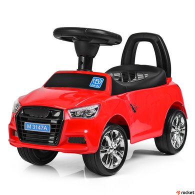 Машинка-каталка толокар Audi Красная