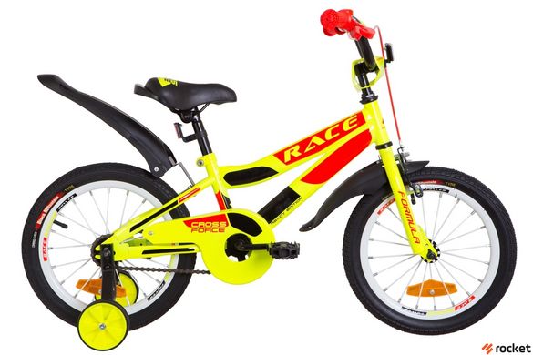 Велосипед Дитячий від 4 років FORMULA RACE 16д. жовтий