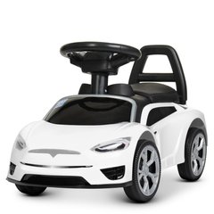 Машинка-каталка толокар Tesla Белая