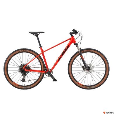 Взрослый велосипед KTM ULTRA RIDE 29" рама M/43, оранжевый (черный), 2022