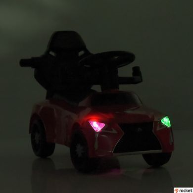 Машинка каталка-толокар із батьківською ручкою Lexus Червона M 4579-3