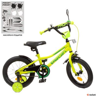 Дитячий велосипед від 2 років Profi Prime 14" Light Green