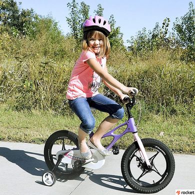 Велосипед детский от 4 лет RoyalBaby SPACE SHUTTLE 16", OFFICIAL UA, фиолетовый