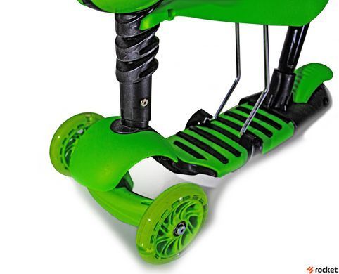 Самокат от 1 года Scooter "Божья коровка" 5in1 Green