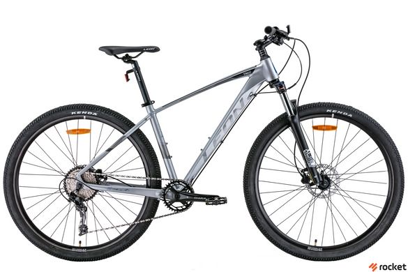 Гірський велосипед 29" Leon TN-60 AM Hydraulic lock out HDD 2022 (сірий із чорним та синім (м))