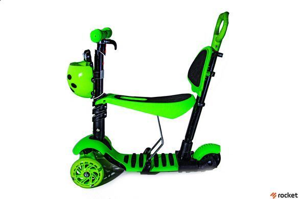Самокат от 1 года Scooter "Божья коровка" 5in1 Green