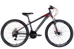 Дорослий велосипед 26" Discovery BASTION AM DD 2022 (чорно-червоний (м))