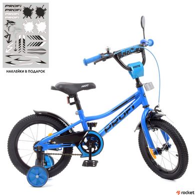 Детский велосипед от 2 лет Profi Prime 14" Blue
