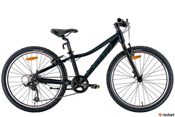 Велосипед 24" Leon JUNIOR Vbr 2022 (черный с хаки (м))