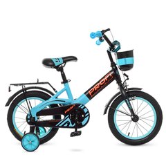 Велосипед Дитячий від 3 років Original 14д. Синьо-чорний