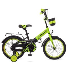 Велосипед Дитячий Original 18д. Зелено-чорний, Зелено-черный