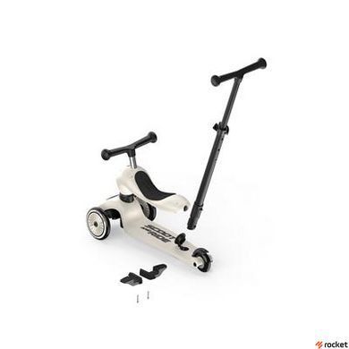 Трехколесный самокат Scoot and Ride Highwaykick-1 Push and Go White-Grey