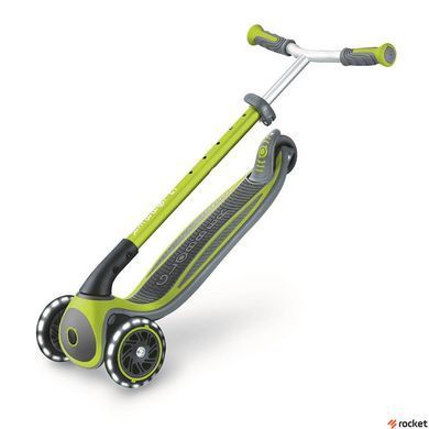 Самокат Триколісний Globber MASTER LIGHTS Зелений