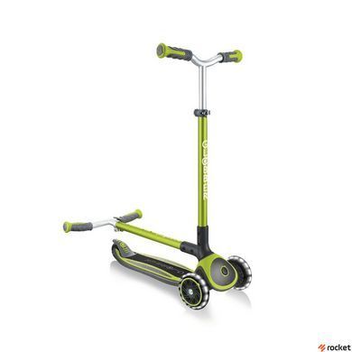 Самокат Триколісний Globber MASTER LIGHTS Зелений