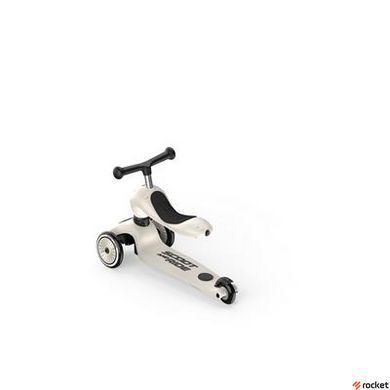 Трехколесный самокат Scoot and Ride Highwaykick-1 Push and Go White-Grey