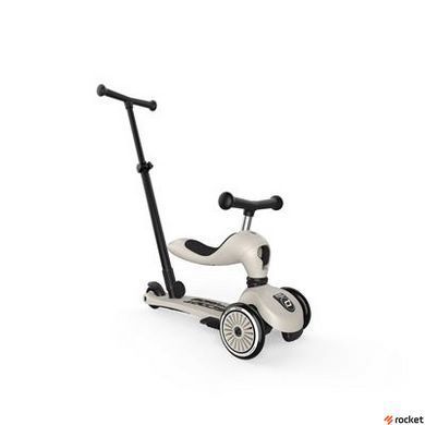 Трехколесный самокат Scoot and Ride Highwaykick-1 Push and Go White-Grey