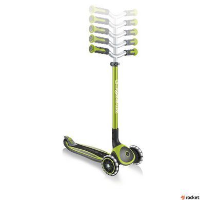 Самокат Триколісний Globber MASTER LIGHTS Зелений