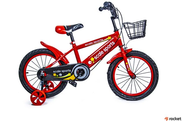 Велосипед Детский от 4 лет Scale Sports T13 16д. Красный