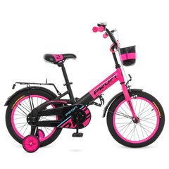 Велосипед Дитячий Original 18д. Рожево-чорний, Розово-черный