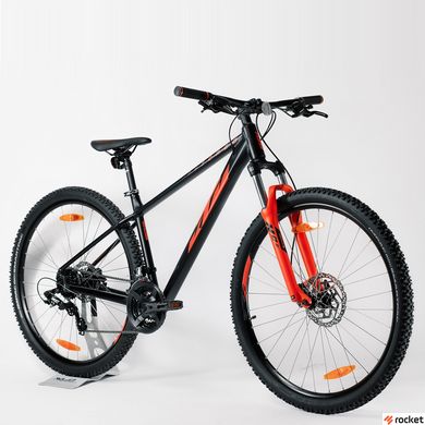 Мужской велосипед KTM CHICAGO 292 29" рама M/43, матовый черный (оранжевый), 2022