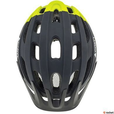 Шлем для катания защитный Cairn Fusion LED USB black-neon yellow 51-55