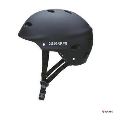 Шлем защитный подростковый GLOBBER Черный Размер M (57-59)