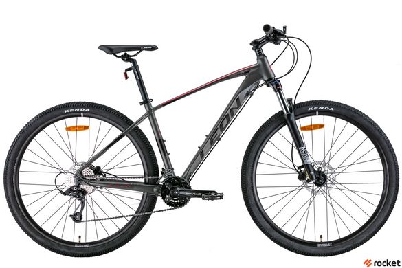 Гірський велосипед 29" Leon TN-70 AM Hydraulic lock out HDD 2022 (графітовий з чорним та червоним (м))