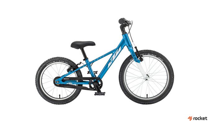 Велосипед детский от 4 лет KTM WILD CROSS 16" голубой (белый), 2021