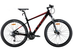 Чоловічий велосипедд 27.5" Leon XC-80 AM Hydraulic lock out HDD 2022 (чорний з червоним (м))