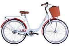 Городской велосипед ST 26" Dorozhnik LUX Velosteel рама-17" светло-голубой 2025
