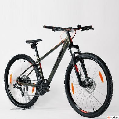 Мужской велосипед KTM CHICAGO 292 29" рама M/43, темно-зеленый (черно-оранжевый), 2022