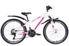 Жіночий велосипед 24" Formula FOREST AM Vbr 2022 (біло-рожевий)