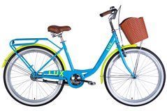 Городской велосипед ST 26" Dorozhnik LUX Velosteel рама-17" голубой 2025
